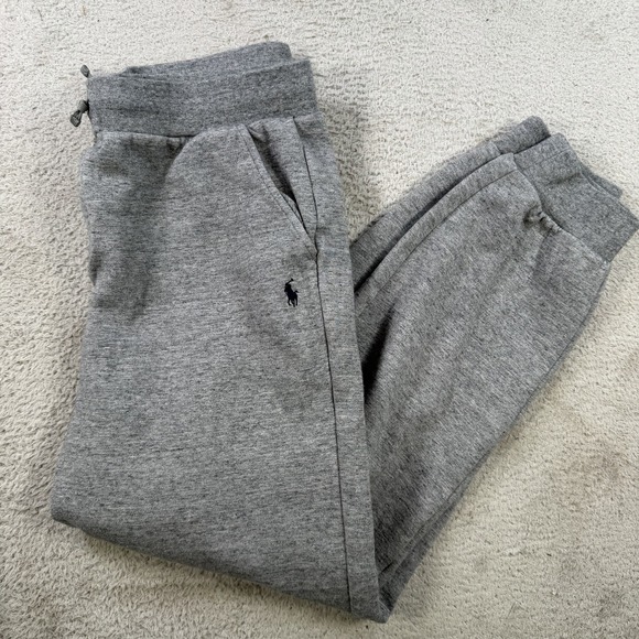 Polo Ralph Lauren Other - Polo Ralph Lauren Joggers Youth XL (Fits Mens Small) Grey Drawstring Sweatpants